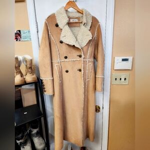 Tasha Polizzi coat size M/L pit to pit 18"